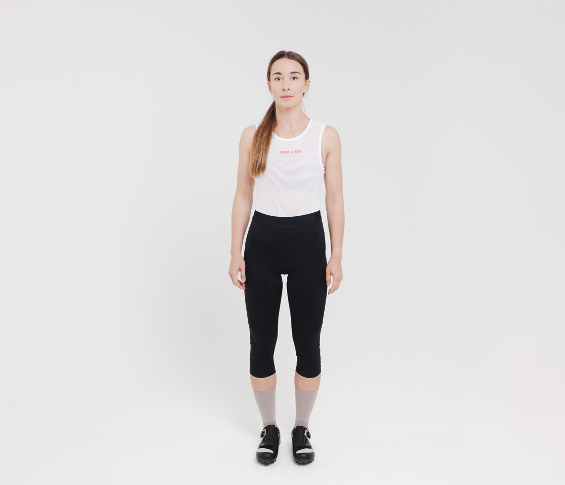 Dámske cyklonohavice KELLYS MADDIE 3 3/4 s vložkou black - L