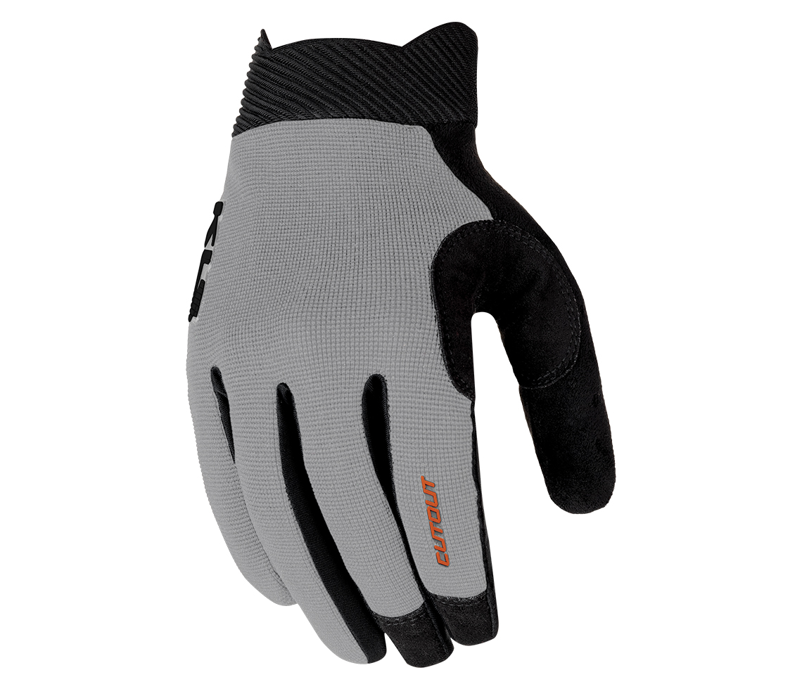 Rukavice KLS CUTOUT LONG 025, light grey, S