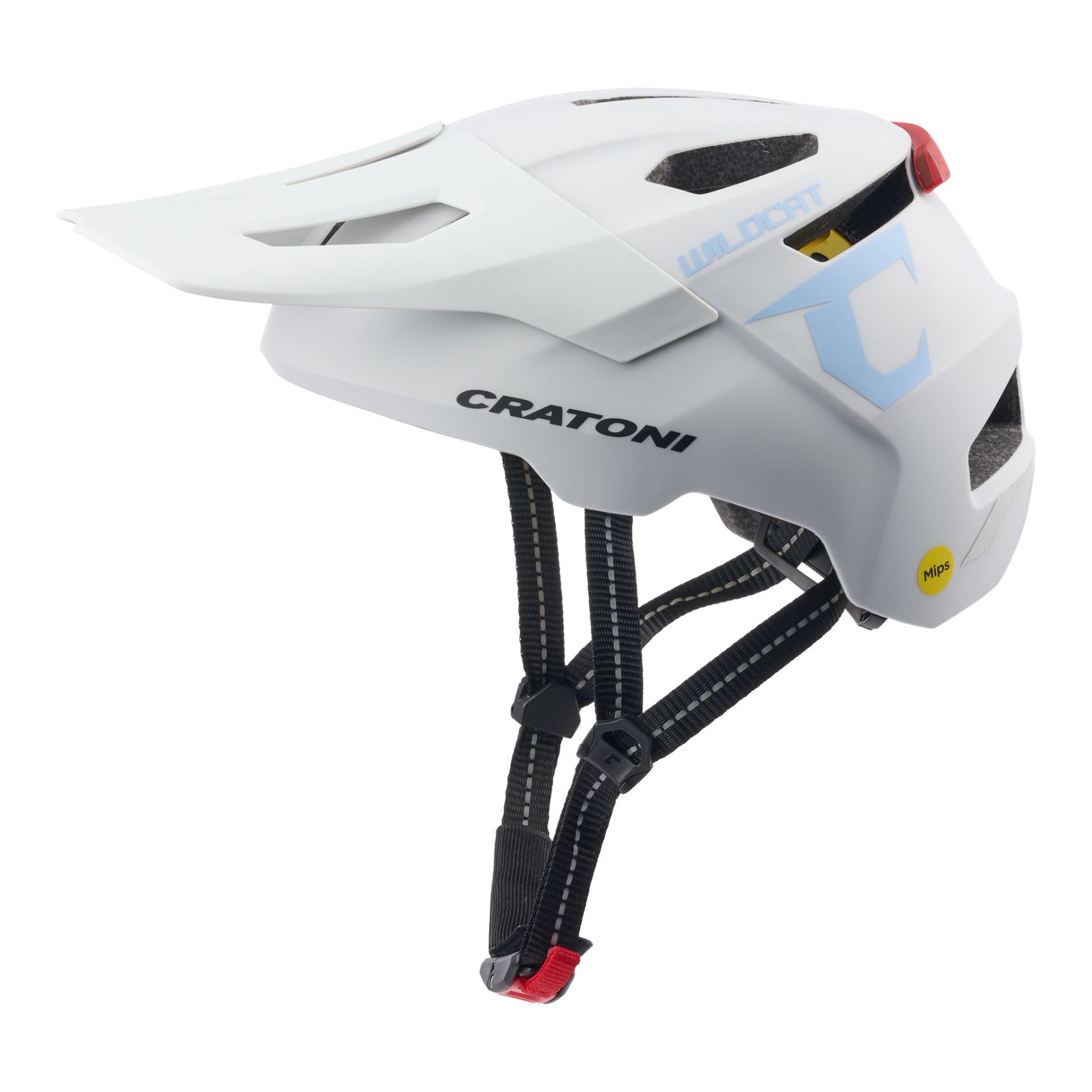 Detská prilba CRATONI WildCat LED Coolgrey Matt - S/M (49-56cm) 2026