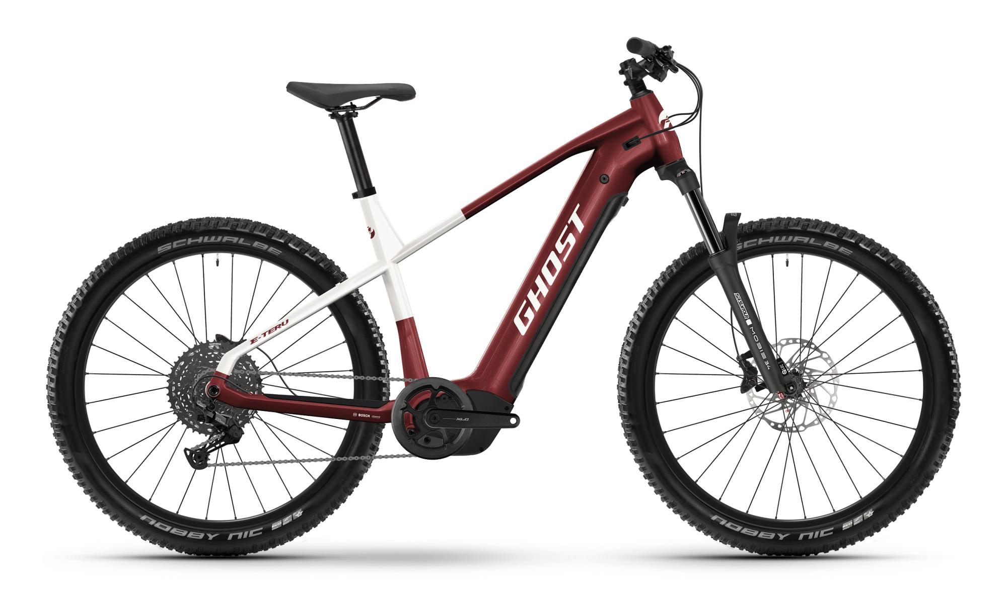 GHOST E-Teru Advanced 27.5 Carbon Red/Chilly White - S 2026