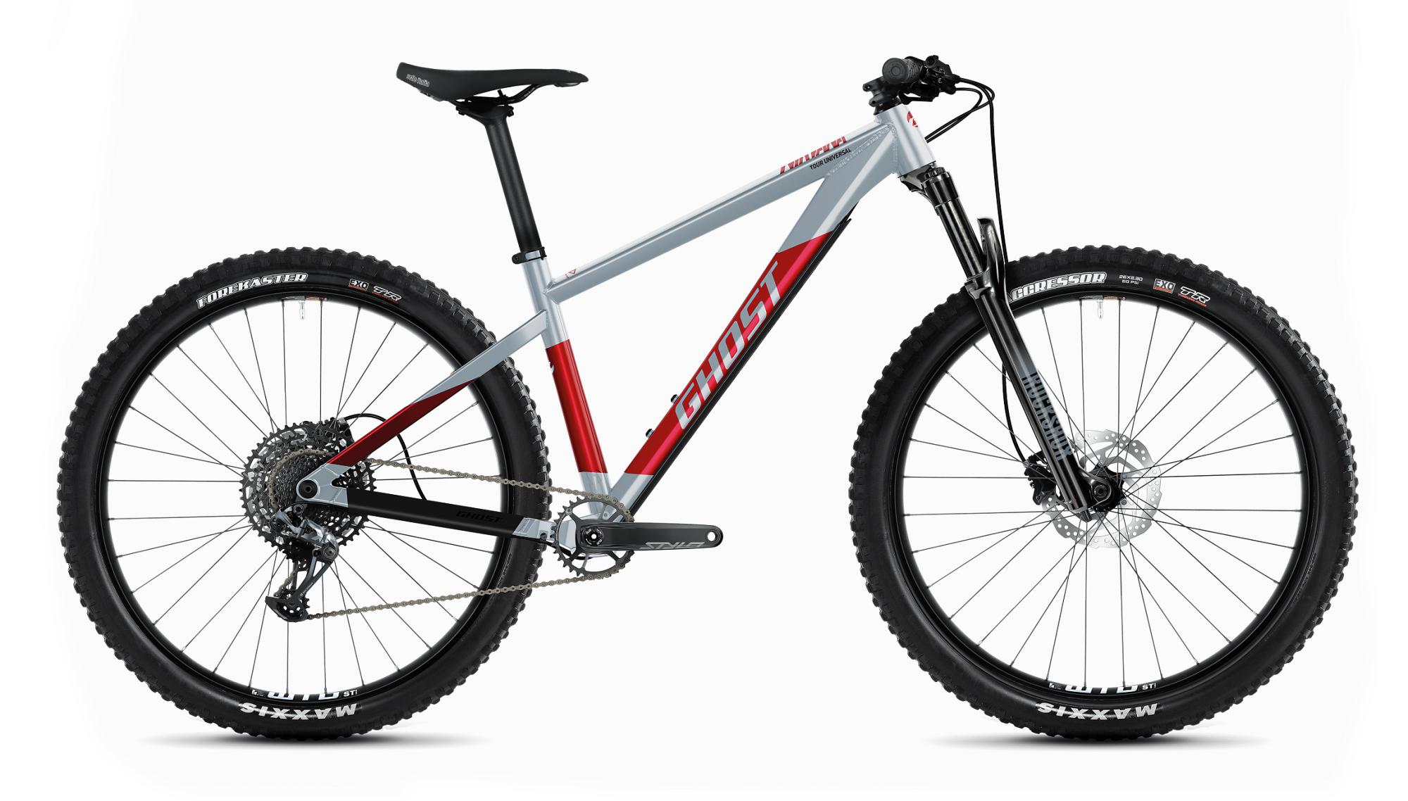 GHOST Nirvana Tour Universal 27,5 Light Grey/Riot Red Glossy - S (162-174cm) 2025