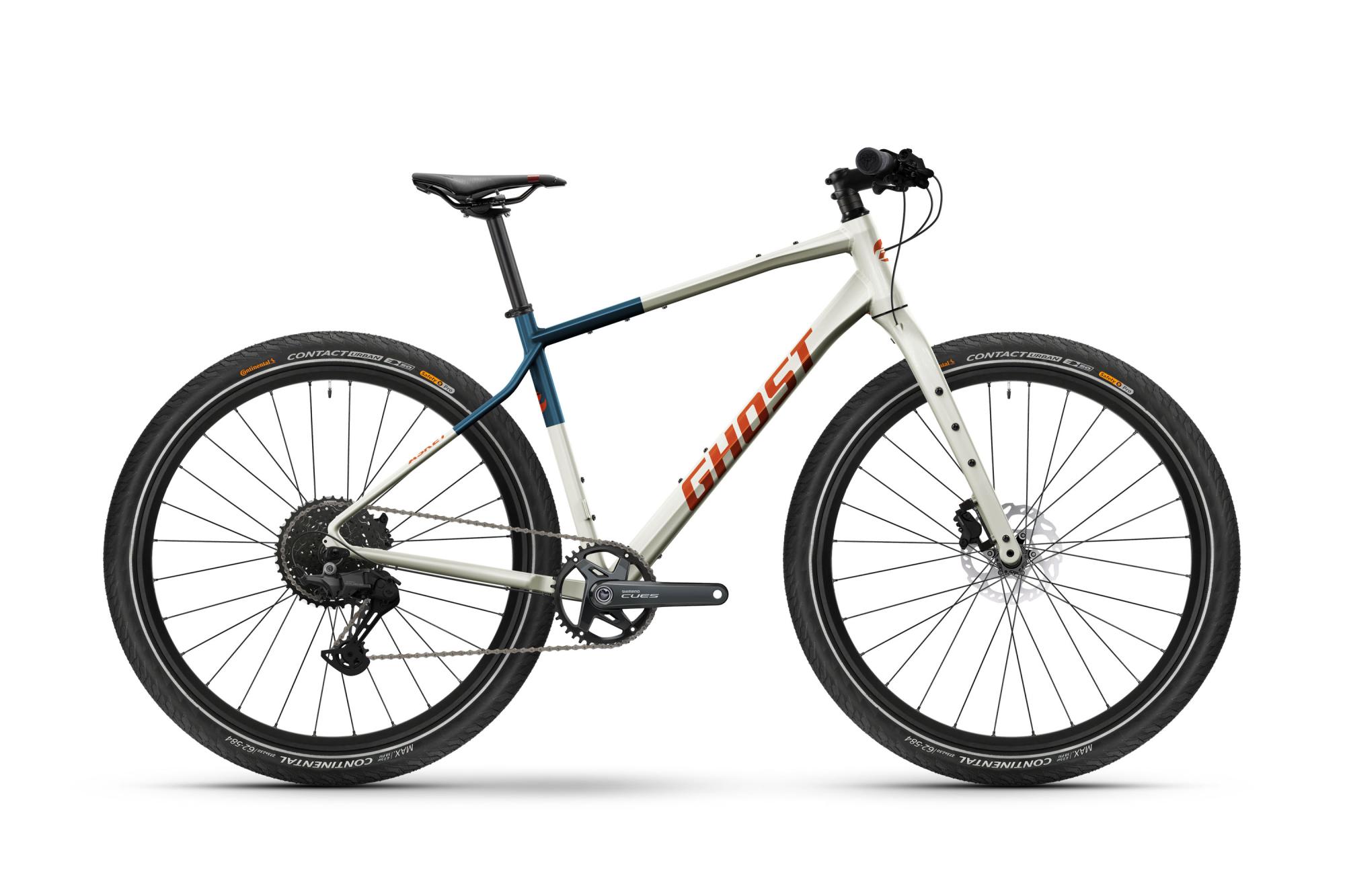 GHOST Urban Asket White/Deep Sea Blue Glossy - L (178-190cm) 2026