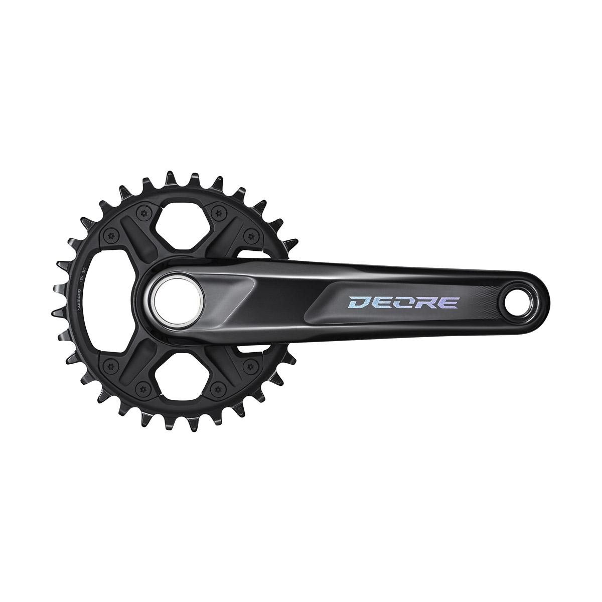 SHIMANO Stred Deore FC-M6100 170mm 32z. 12-k. čierny dvojdielny bez ložísk