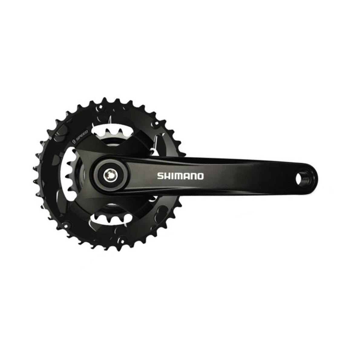 SHIMANO Stred Altus FC-MT101 170mm 36/22z. 9-k. čierny bez krytu na štvorhran