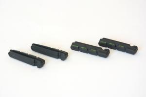 Brzdov gumiky Extend RACEPRO EBS-PRO carbon 01V, green, cartridge