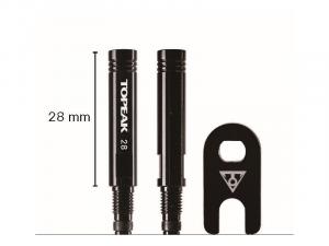 Ventilov predlovac adaptr Topeak VALVE EXTENDER 28mm (2 ks)