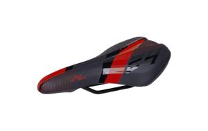 Sedlo CTM detsk Willy, ierne, tmavo- erven psik, 24''