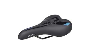 Sedlo CTM Twister, ierna/perleov modr