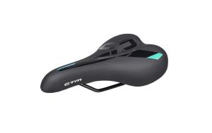 Sedlo CTM Twister, ierna/tyrkysov