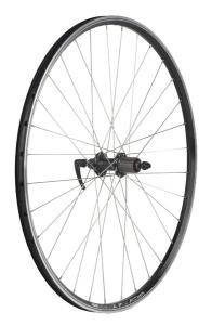 DEMA koleso Standard 27,5" MTB ierne + GBS zadn kazetov s rchloupnaom