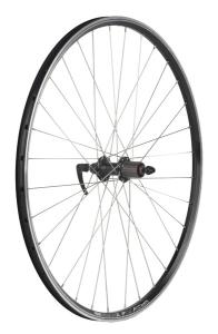 DEMA koleso Standard 26 MTB ierne+GBS zadn kazetov s rchloupnaom