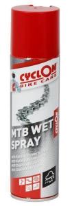 Mazac olej v spreji s PTFE do nronch podmienok Cyclon Bike Care MTB Wet spray 500ml