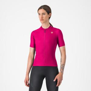 Dmsky cyklistick dres s krtkym rukvom Castelli 25053 LIBRA 2 574 iariv ruov -S