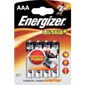 Alkalick batria Energizer Ultra+ Alk LR03/4 4xAAA