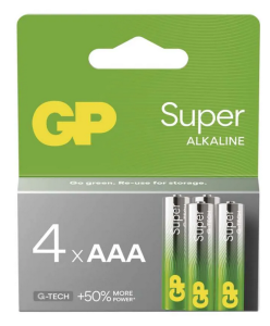 Alkalick� bat�ria GP Super LR03 (AAA), 4 ks