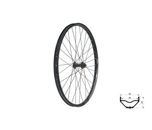 Zapleten koleso predn KLS VALOR DSC F, 27,5", black