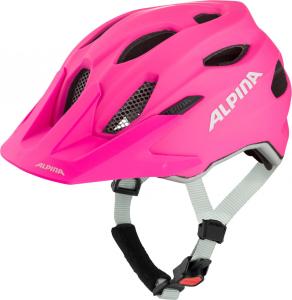 ALPINA Cyklistick prilba Carapax JR shocking-pink