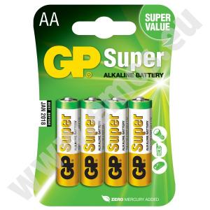 B1321 - GP alkalick batria SUPER AA (LR6) 4BL