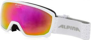 ALPINA Lyiarske okuliare detsk SCARABEO JR. white-white m. Q-LITE pink