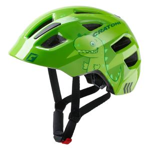 Detsk prilba CRATONI MAXSTER - dino green glossy 2020, XS-S (46-51cm)