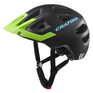 Detsk prilba CRATONI Maxster Pro Black/Lime Matt - XS/S (46-51cm) 2021