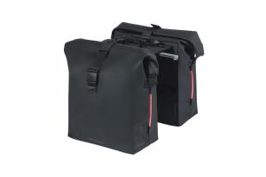Dvojit kapsa na nosi s integrovanm led svetlom Basil SOHO Nordlicht MIK double bag