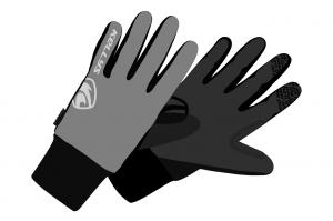 Zimn rukavice Kellys FROSTY grey S