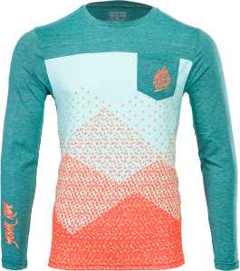 Silvini enduro dres Ello MD1804 ocean/orange 3XL