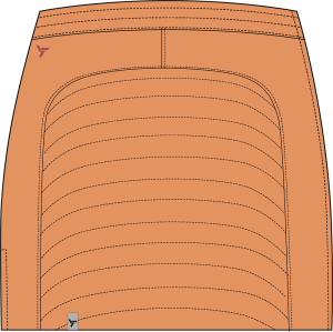 Silvini primaloftov suka Cucca WS744 orange/merlot XS