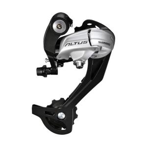 SHIMANO Prehadzovaka Altus RD-M370 9-k. strieborn super dlh ramienko