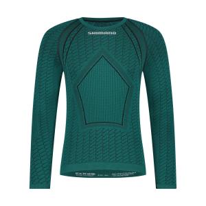 SHIMANO Triko spodn VERTEX LONG BASE LAYER zelen /Vel:S/M