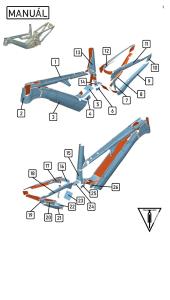 Kellys Theos F ochrann� f�lia na r�m Komplet Kit (od 2021) karb�n leskl� M