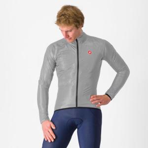 Castelli 24507 SQUALL SHELL 870 strieborn -M