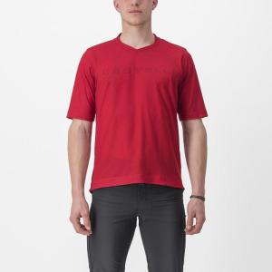 Castelli 23018 TRAIL TECH TEE 2 611 tmavo erven -M