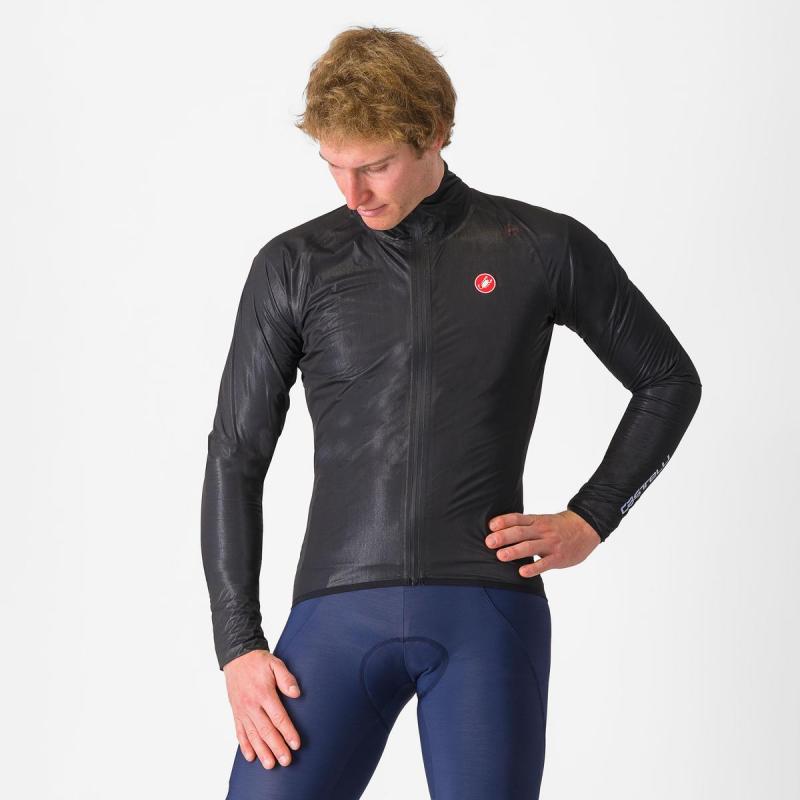 Castelli 24507 SQUALL SHELL 085 svetlá čierna -L