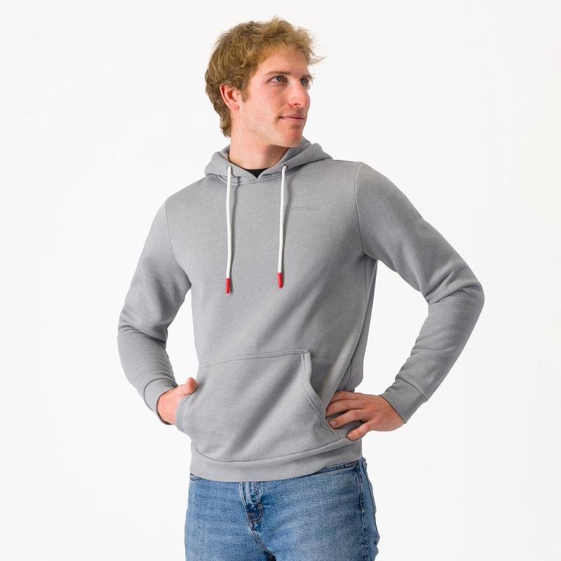 Castelli 24567 CLASSICO HOODIE 008 šedá -XL