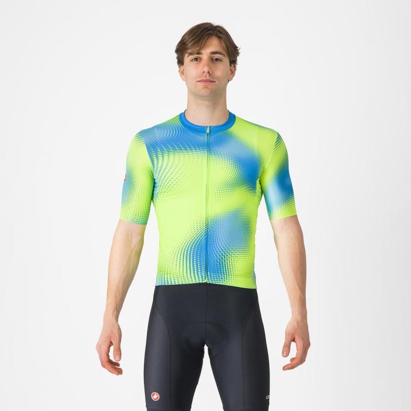 Castelli 25016 VORTICE 460 aquamarín/limetka -M